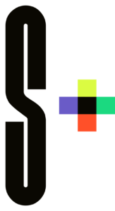 Monogramme officiel de Sortir Plus, stylisé avec les initiales S+.